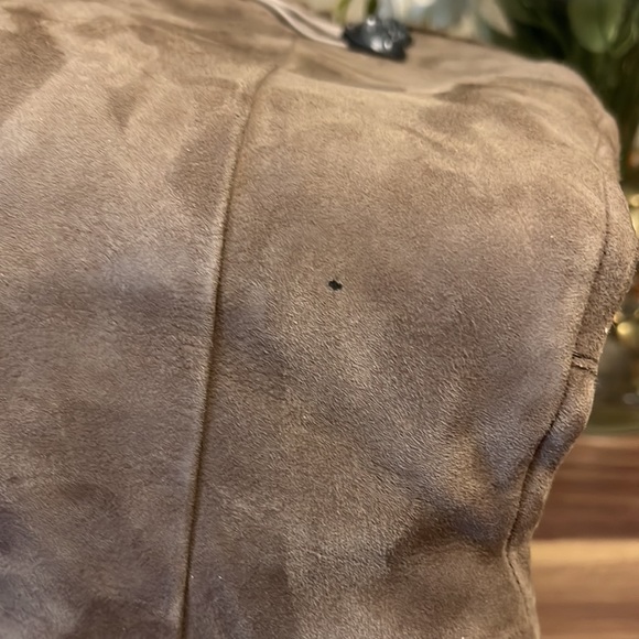 Naya, Anthropologie Dalia gray suede boots with button detail on top. - Picture 12 of 16